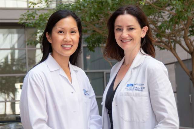 Drs. Eizabeth Ko and Eve Glazier. Photo: Juliane Backman 