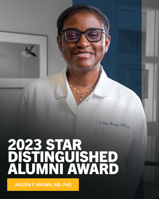 Headshot of Arleen Brown for 2023 STAR distinguished alumni award