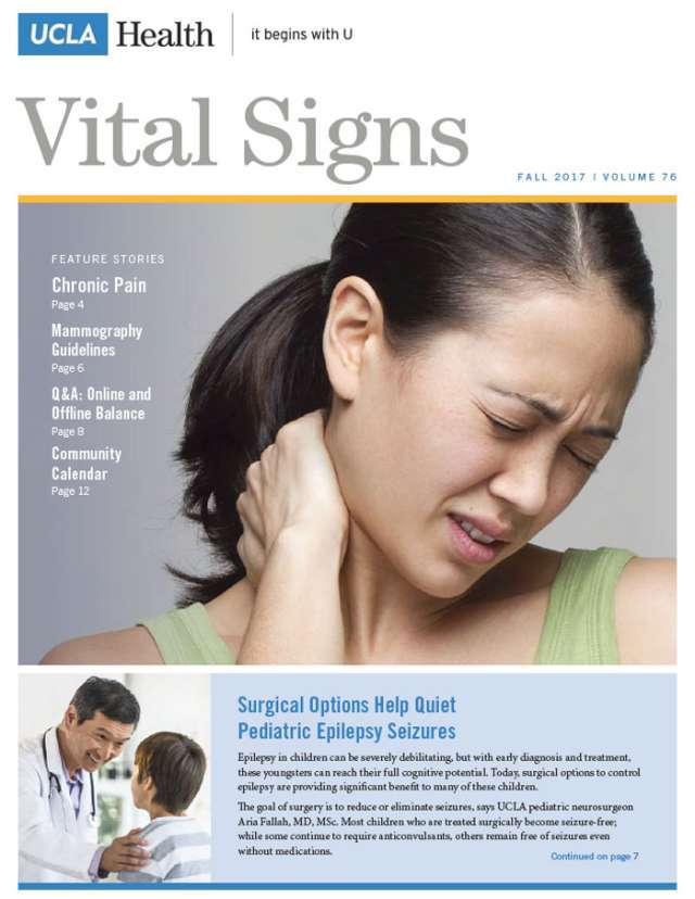 Vital Signs Fall 2017 Cover