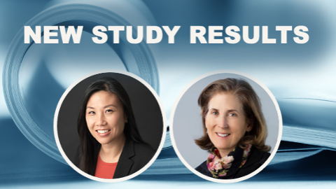 New Study Results with a photo of Dr. Chew and Dr. Currier