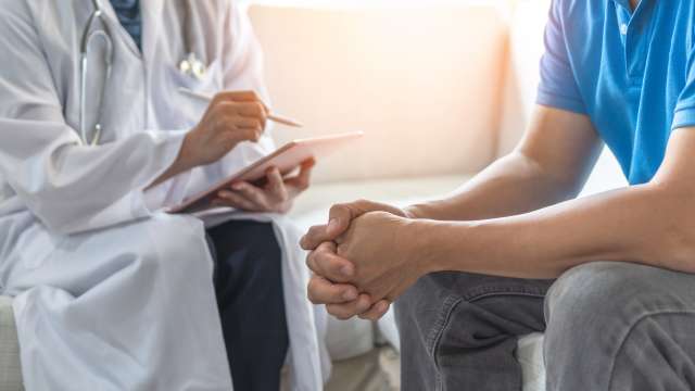Exam with doctor