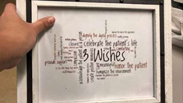 3 wishes wall plaque