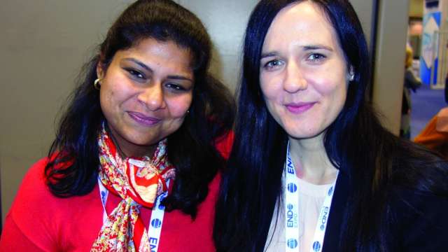 Dr. Vibha Singha (left) and Dr. Franziska Plessow