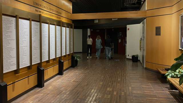 UCLA Jonsson Cancer Center Foundation Donor Wall