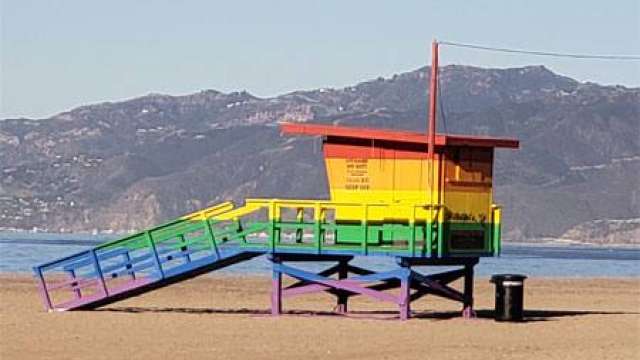 Rainbow Lifeguard Station