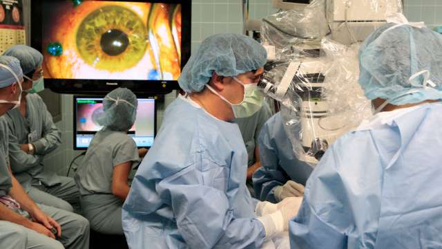 Stein Eye Institute surgical procedure