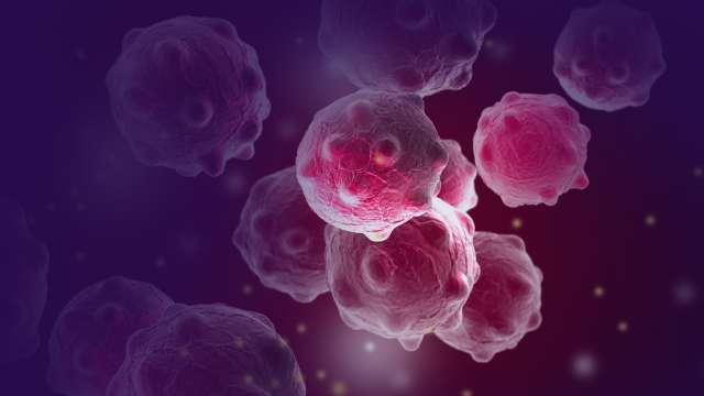 Cluster of cancer cells