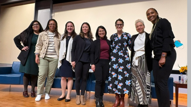 Group photo of faculty at 5th Annual DAPM Womxn's Symposium