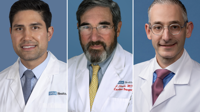 Portraits of three doctors.