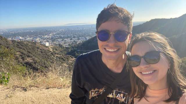 Frank Perkins, MD, and wife in the mountains