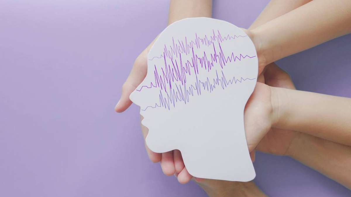 DNA strands representing the genetic influence on autism