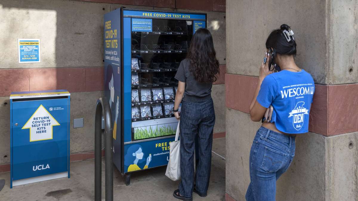 COVID19 tests available in vending machines at UCLA UCLA Health