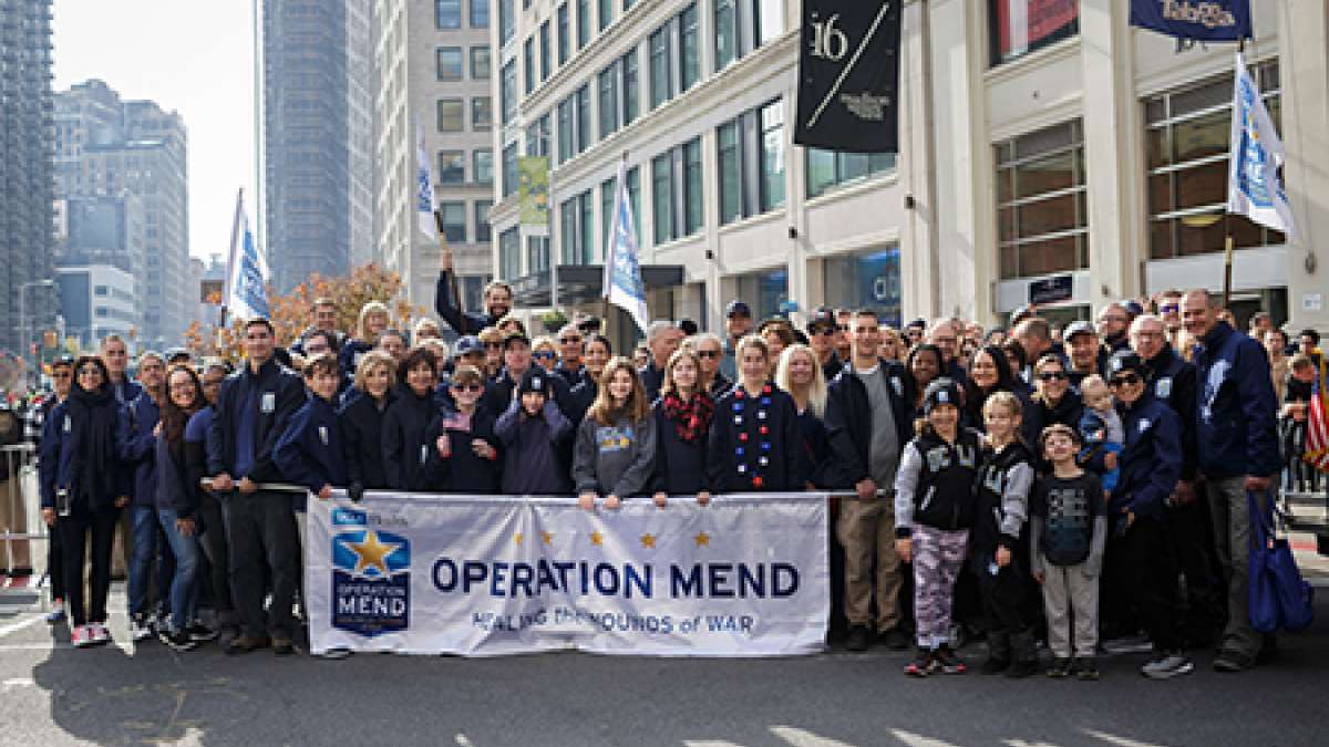 Day Mend Operation Mend cheered on at New York City Veterans Day Parade | UCLA ...