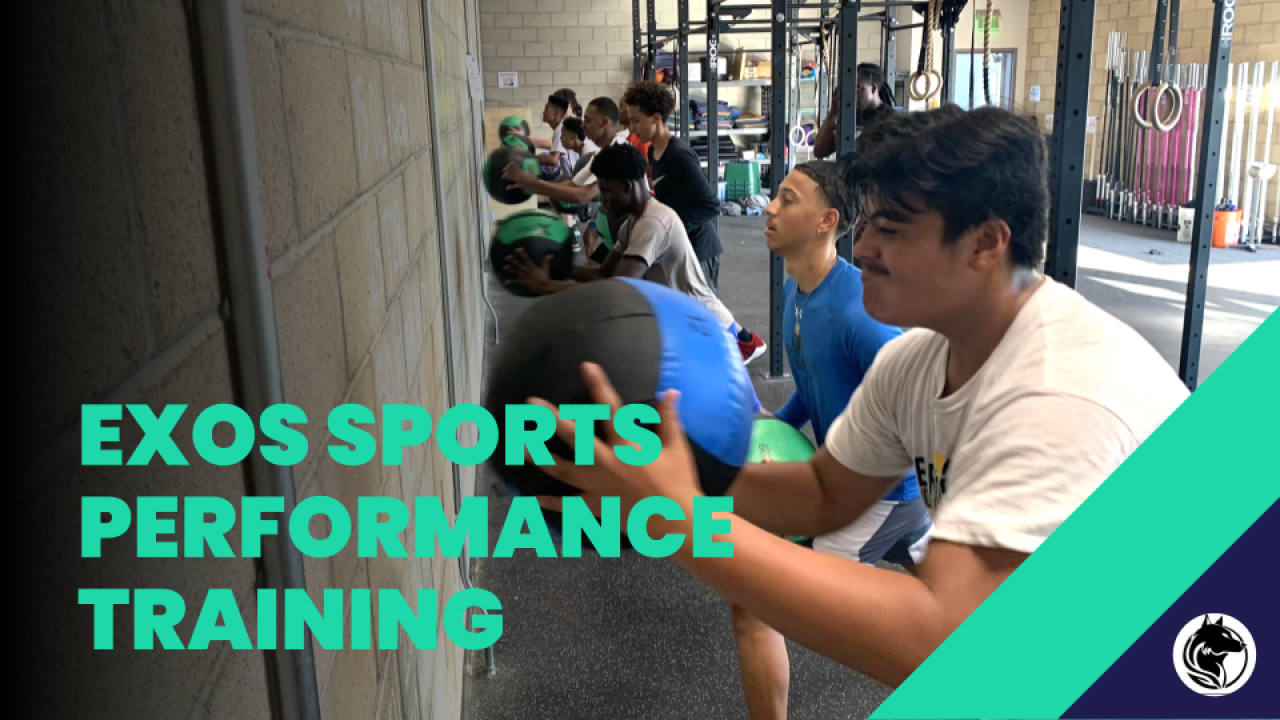 Promotional picture of Exos Sports Performance Program for WDV Athletics