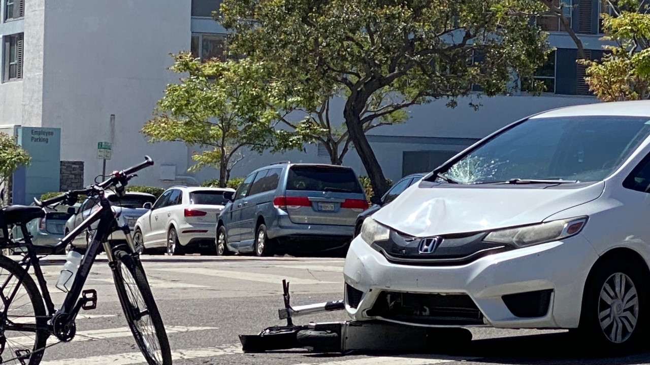 e-scooter crash