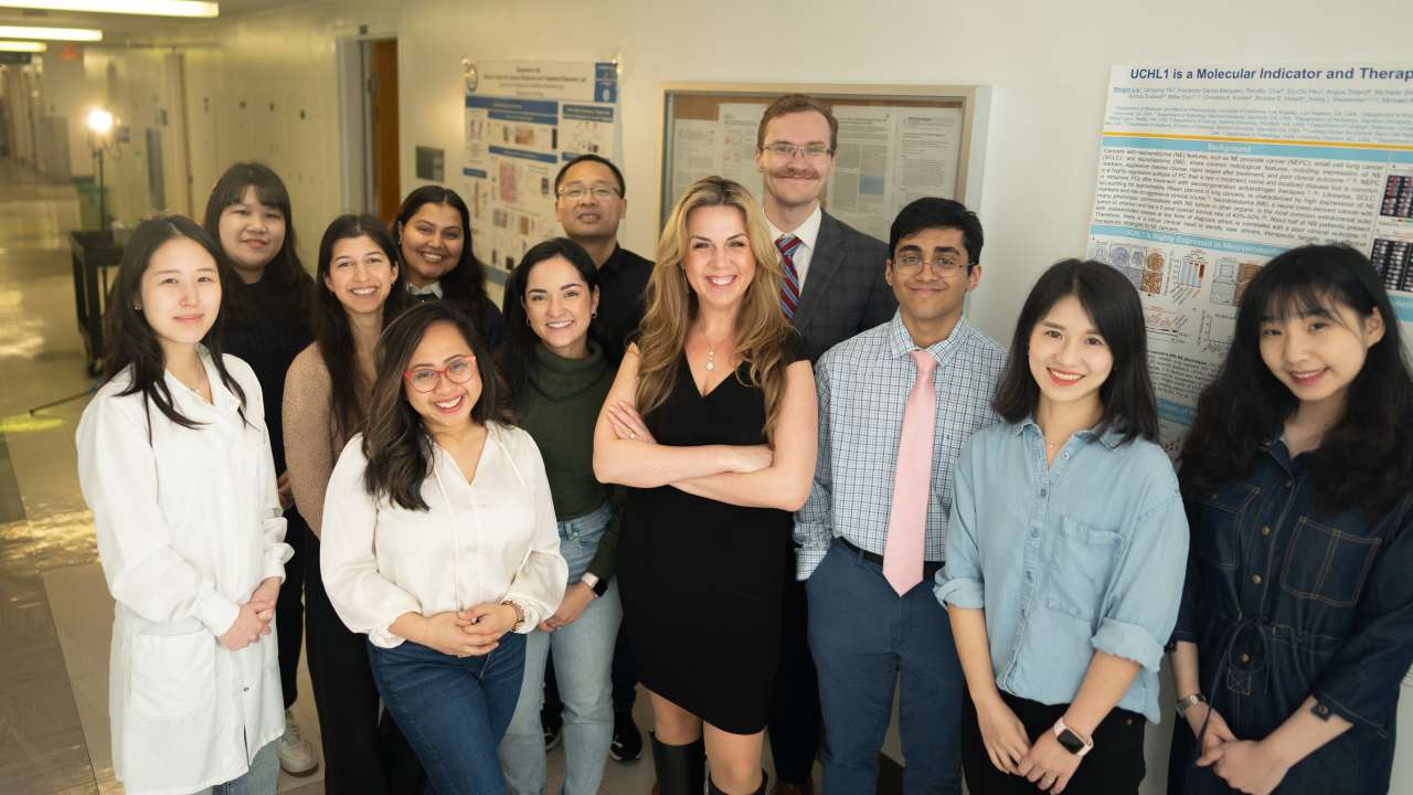 Dr. Tanya Stoyanova lab team photo 