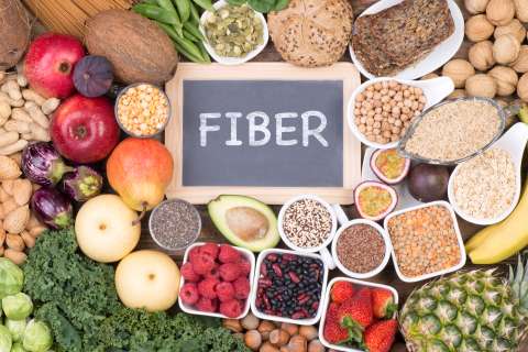 Foods that are high in fiber.