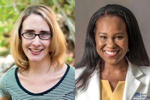 Drs. Beth Glenn and Fola May