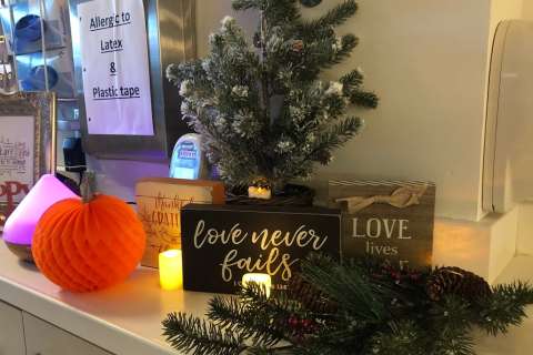 Bringing the holidays to the hospital