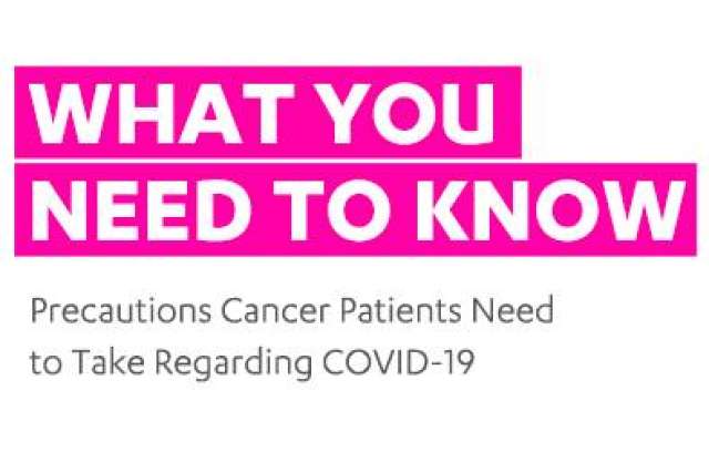 What You Need to Know - Cancer COVID-19 UCLA Health precautions for cancer patients