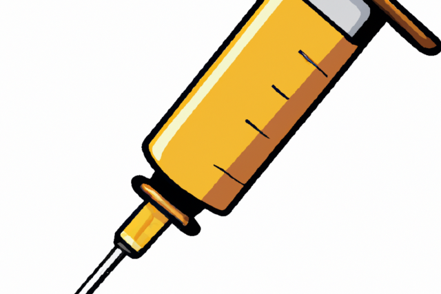 An illustration of a syringe 