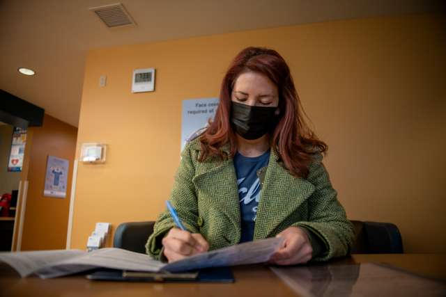 O+ blood donor Ingrid Bermeo