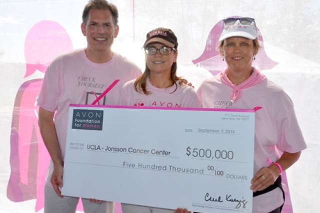 UCLA's Dr. Melinda Maggard Gibbons at Avon Walk for Breast Cancer 2014