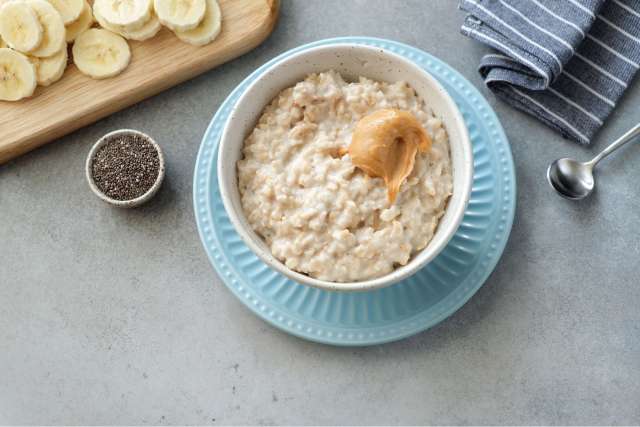 Banana Peanut Butter Oatmeal