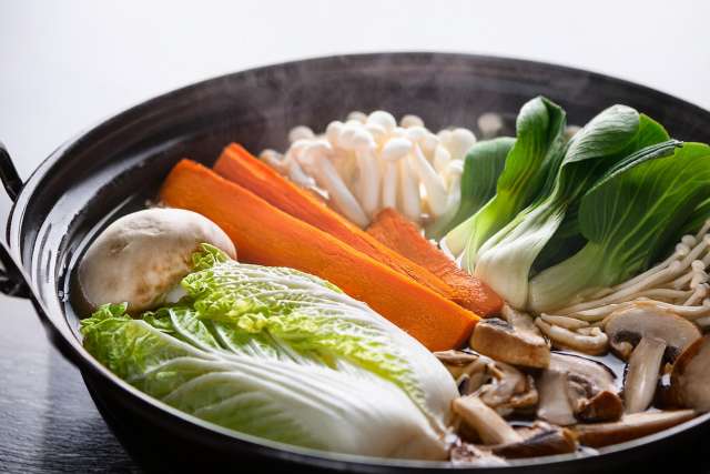 Vegan Mille-Feuille Nabe (Japanese Hot Pot)