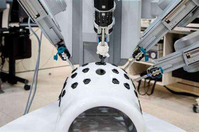 The da Vinci surgical system includes a console, specialized surgical tools and a high-definition camera.