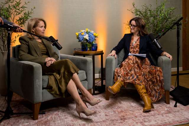 Katie Couric speaks with Dr. Eve Glazier 