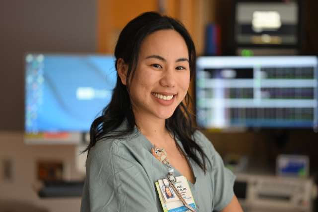 Angel Tsai at work station