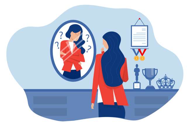 Imposter syndrome is common among high-achieving people.