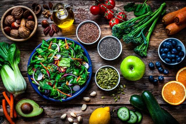 Image of various superfoods