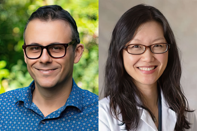 headshots of  Dr. Claudio Scafoglio and Dr. Jane Yanagawa.