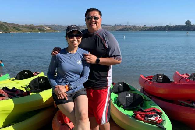 Mike Nguyen with wife, Duc-Hanh Nguyen