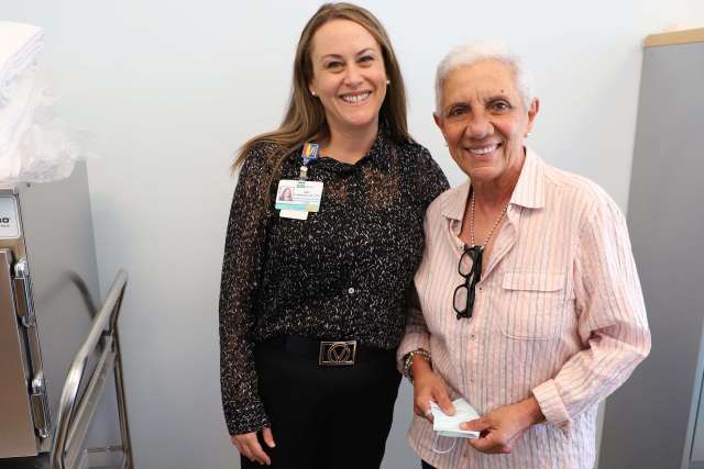 Dr. Amy Cummings with Yudy Machado