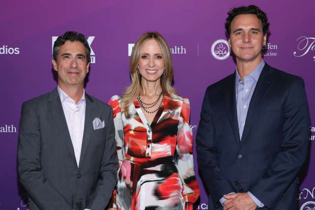 Dana Walden, Michael Thorn and Rob Wade attend Taste for a Cure 2022