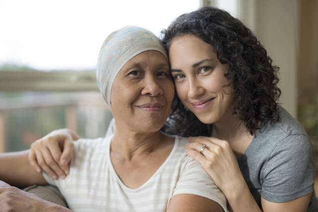 Mother who has cancer