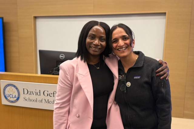 Fatou Baldeh and Dr. Aparna Sridhar
