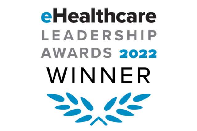 2022 eHealthcare award winner badge - vertical image