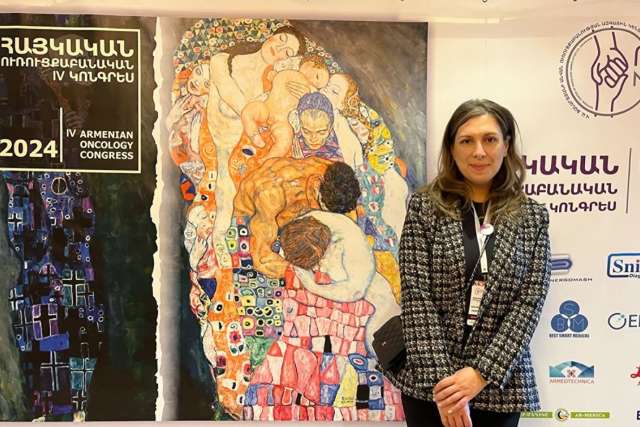 Dr. Valentina Ogaryan was in Armenia, where she spoke about psychosocial oncology.