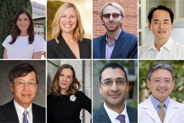 8-part collage featuring multi-institutional scientists. 