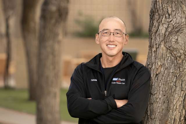 Portrait of nurse David Yamada