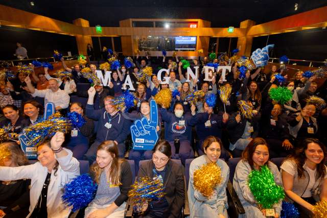 UCLA Health nurses celebrate their 2025 Magnet designation