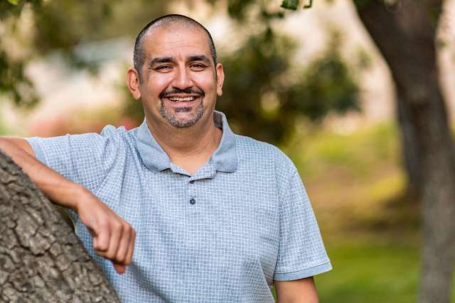 Lazaro Barajas was enrolled in a clinical trial testing at UCLA Health