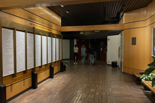 UCLA Jonsson Cancer Center Foundation Donor Wall