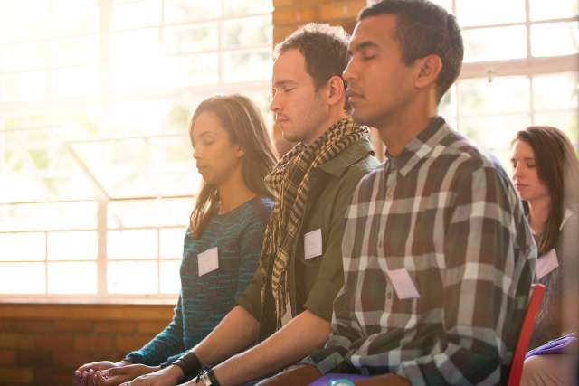 Meditation group therapy