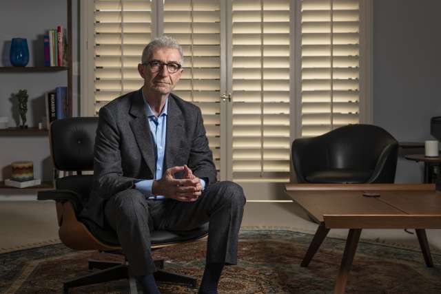 Dr. Emanuel Maidenberg in his office
