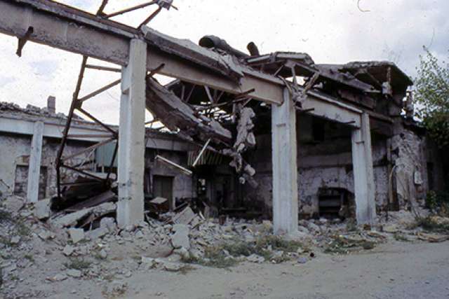Earthquake damage Gumri